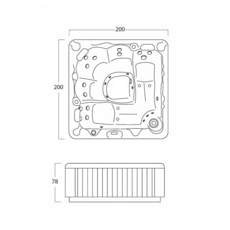 Спа бассейн Treesse Naxos