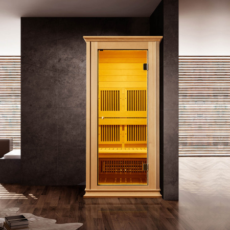 Инфракрасная сауна Mexda WS-1701SR красный кедр 1000*1000*2000